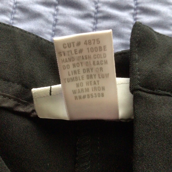 Womens Black Crop Pants Barbara Lesser Stretchy Straight Leg Embroidery - Picture 6 of 14